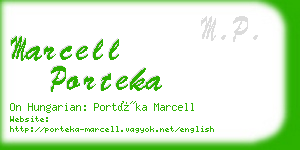 marcell porteka business card